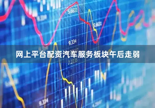 网上平台配资汽车服务板块午后走弱